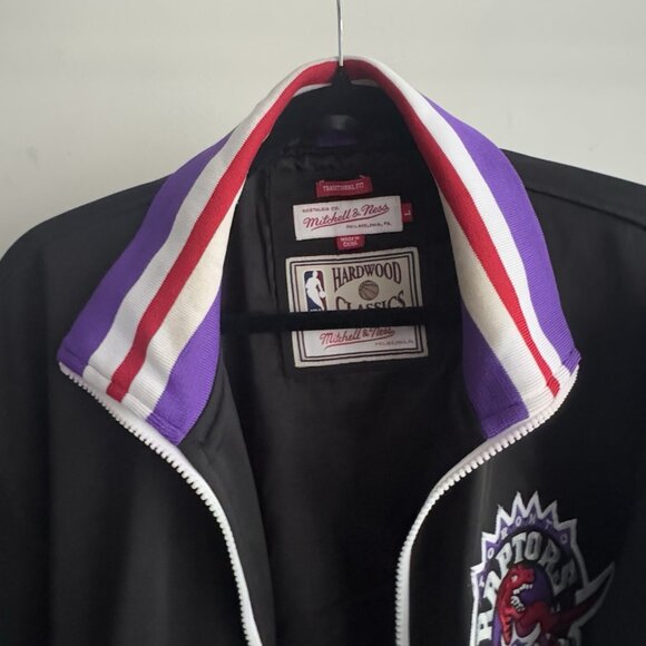 Toronto Raptors NBA Bomber Jacket Satin‎ Mitchell Ness Basketball Mens L. -Read - Picture 10 of 16